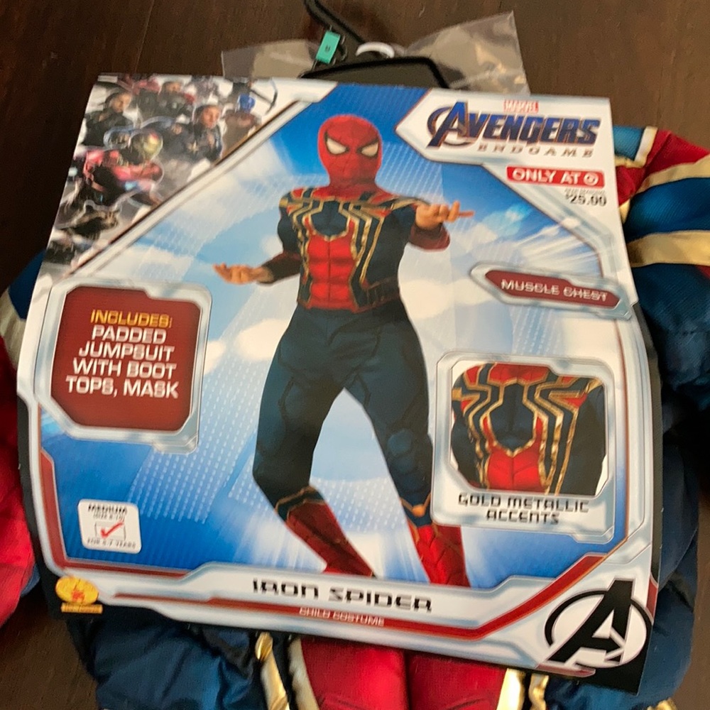 Spider-Man Halloween costume size medium